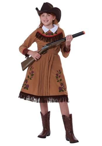 Click Here to buy Girls Annie Oakley Costume from HalloweenCostumes, CDN Funds & Shipping