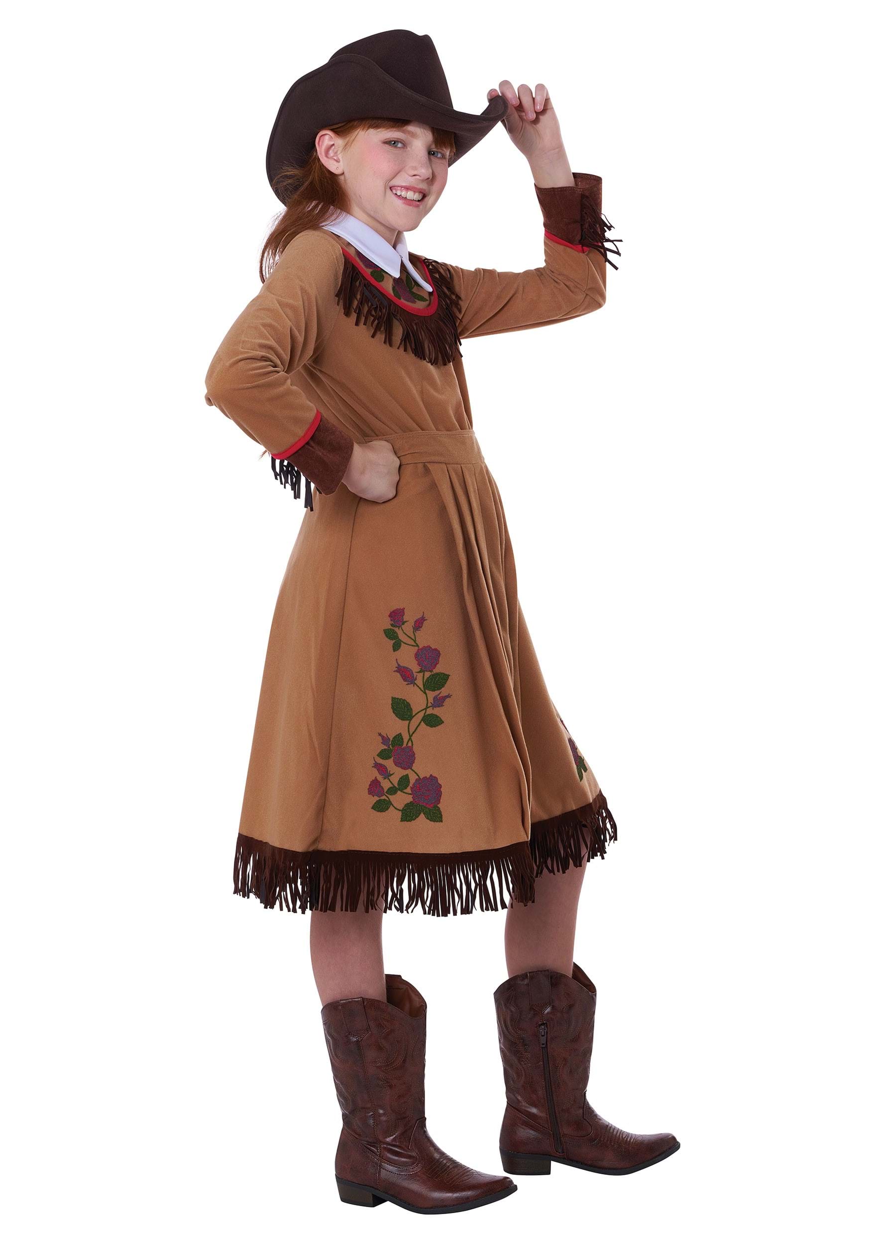 Annie Oakley Girls Costume , Old Western Costumes For Girls