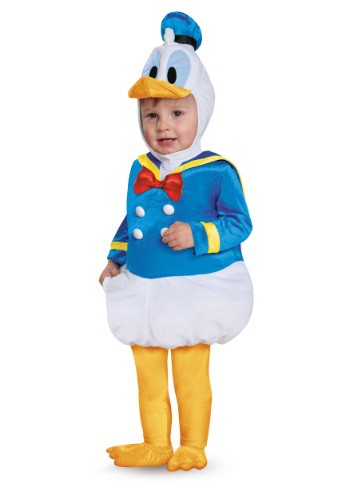Click Here to buy Donald Duck Prestige Baby Costume from HalloweenCostumes, CDN Funds & Shipping
