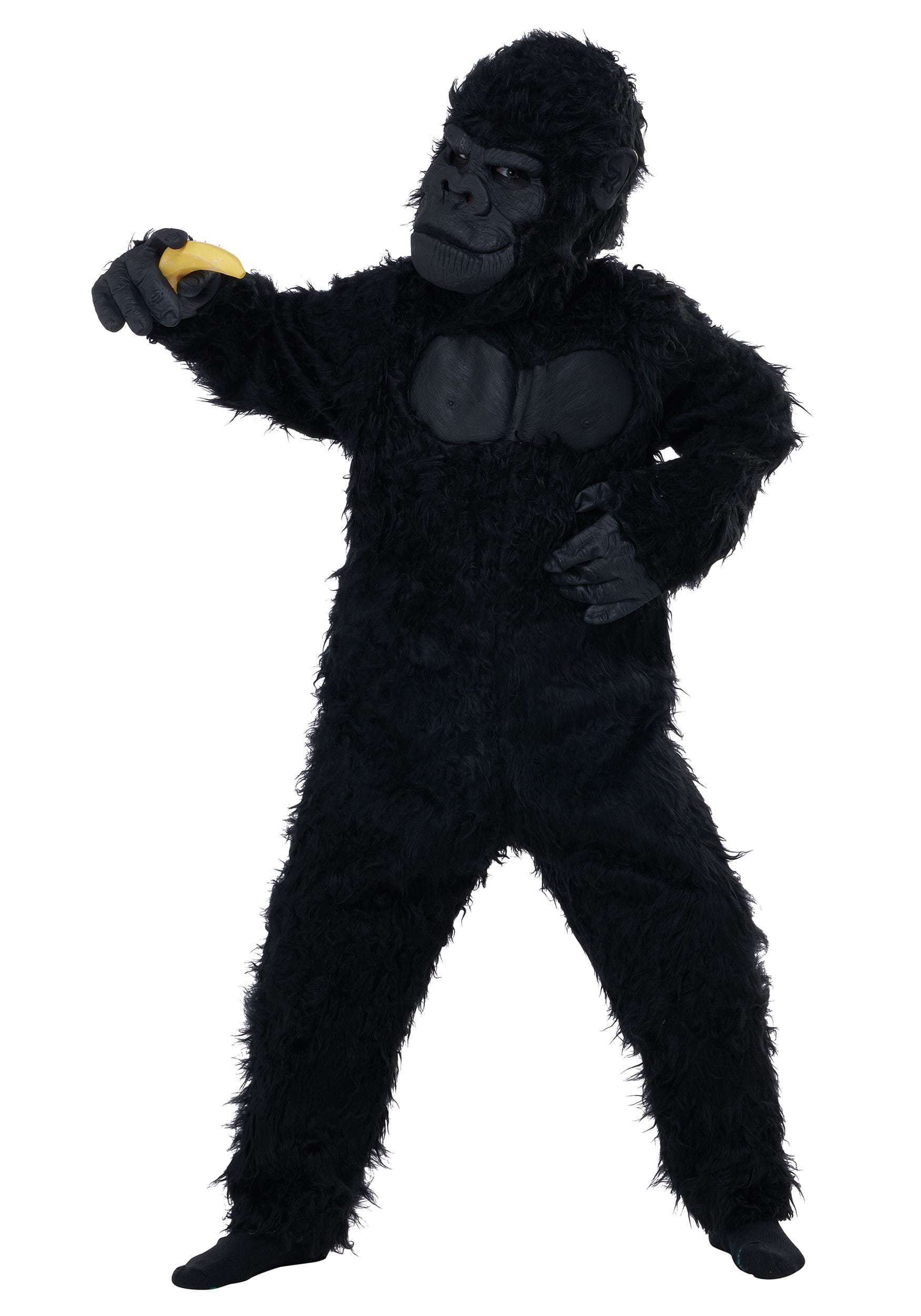 Deluxe Gorilla Kids Costume