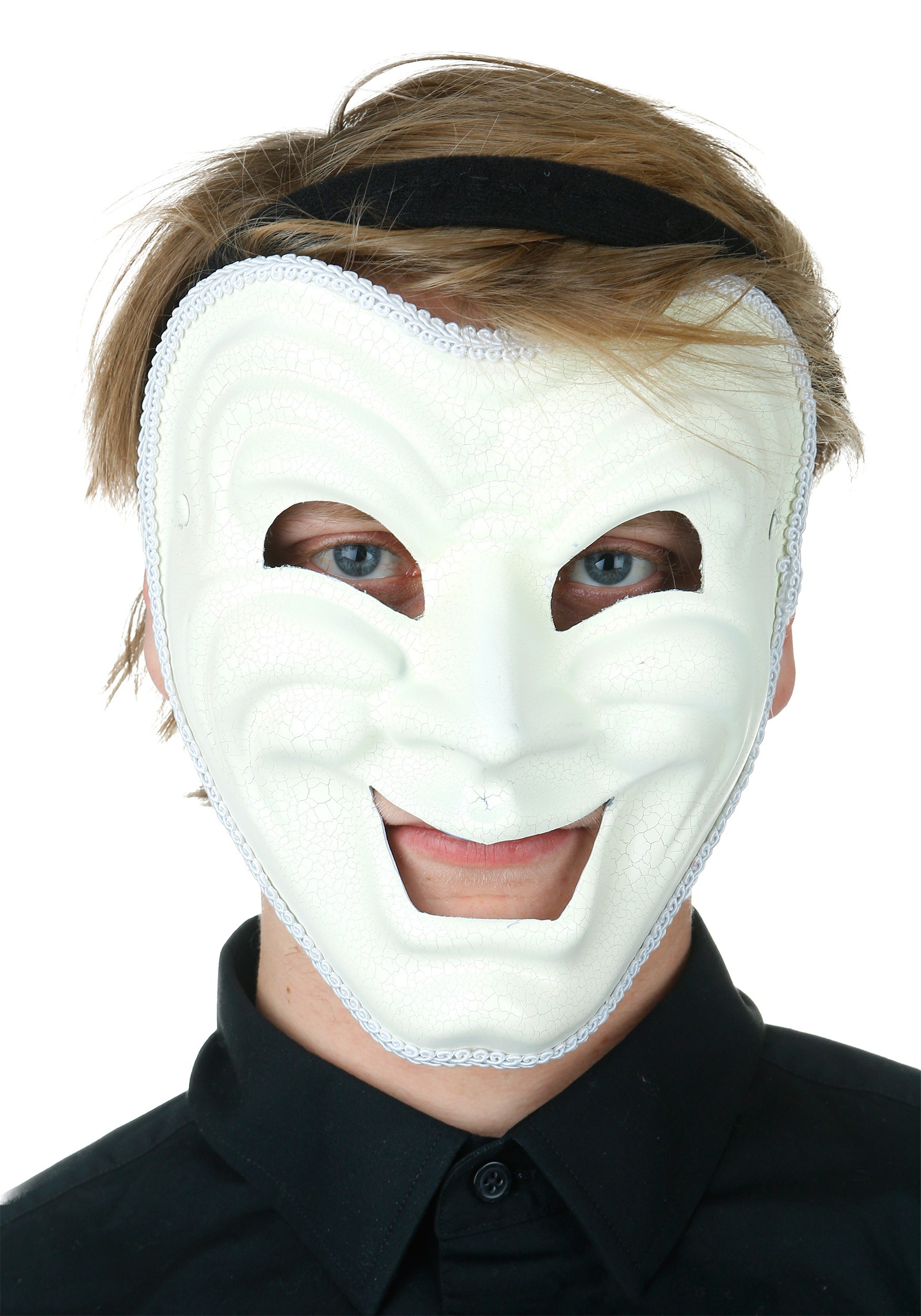 Белая театральная маска. Комеди масска маска камеди. Маска белое лицо. Сценическая маска.