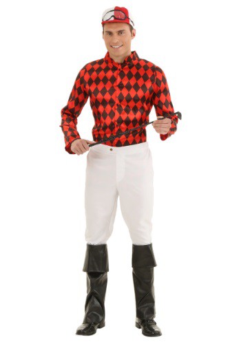 Plus Size Mens Horse Jockey Costume