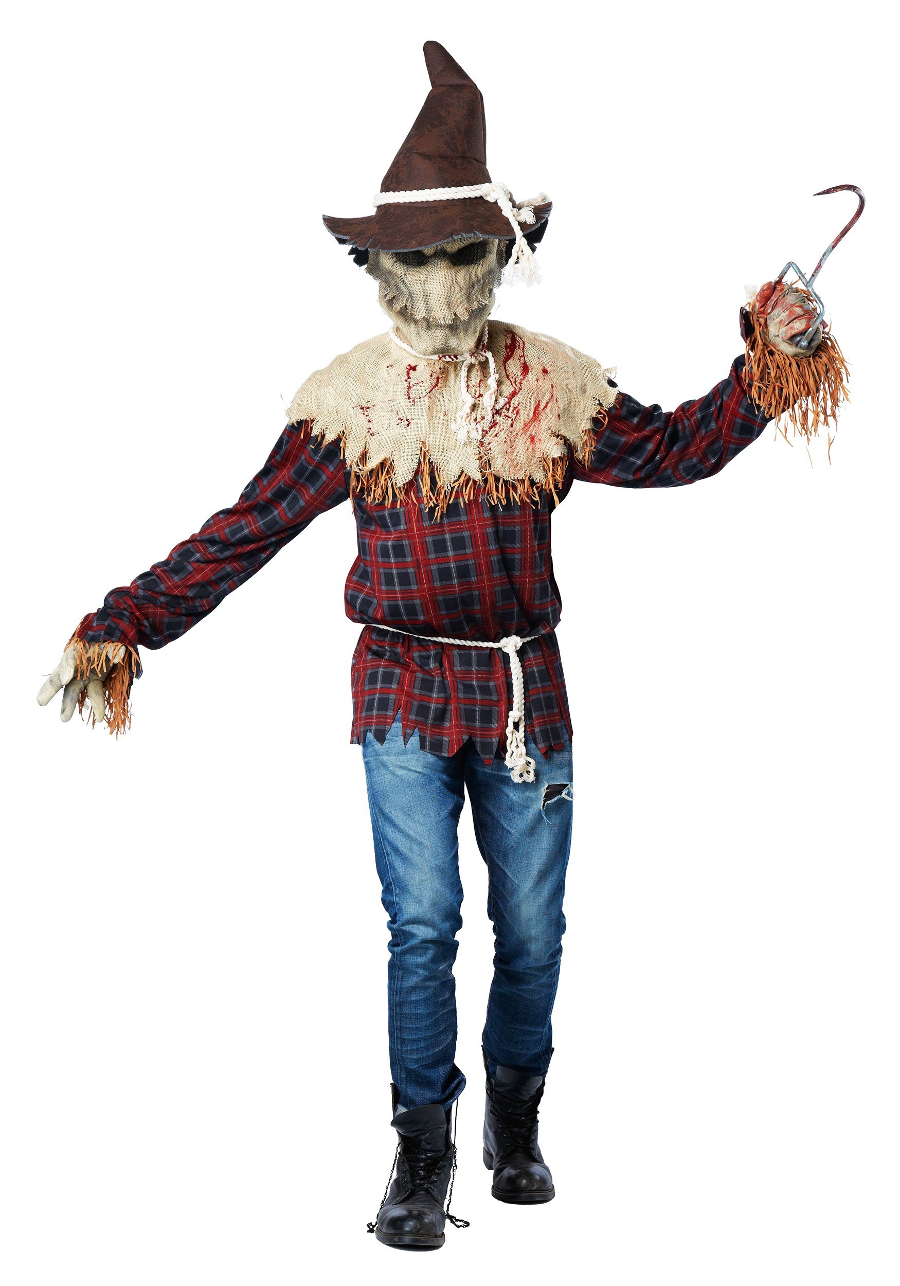 Foam Fake Bloody Butcher Meat Hook Costume Accessory Movie Prop Cospla