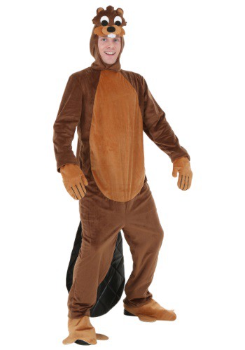 Click Here to buy Adult Busy Beaver Costume from HalloweenCostumes, CDN Funds & Shipping