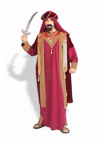 Click Here to buy Mens Deluxe Arabian Sultan Costume from HalloweenCostumes, CDN Funds & Shipping