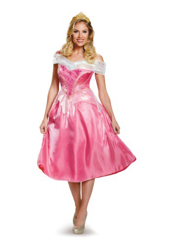 Click Here to buy Womens Deluxe Aurora Costume from HalloweenCostumes, CDN Funds & Shipping