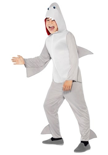 Click Here to buy Kids Shark Costume Jumpsuit from HalloweenCostumes, CDN Funds & Shipping