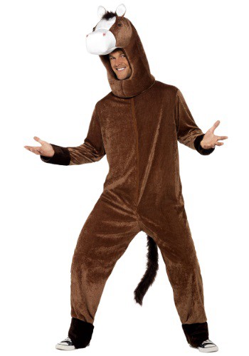 Click Here to buy Adult Horse Jumpsuit Costume from HalloweenCostumes, CDN Funds & Shipping