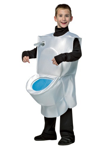 Click Here to buy Kids Toilet Costume from HalloweenCostumes, CDN Funds & Shipping