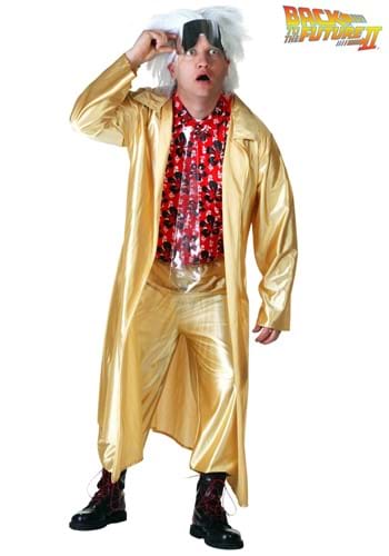 Plus Size Back to the Future II Doc Brown Costume