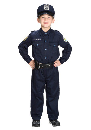 Click Here to buy Boys Deluxe Police Officer Costume from HalloweenCostumes, CDN Funds & Shipping