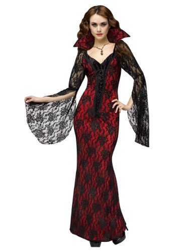 Click Here to buy Womens Elegant Vampiress Costume from HalloweenCostumes, CDN Funds & Shipping