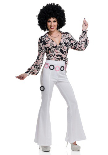 Click Here to buy Womens Paisley Disco Hottie Shirt from HalloweenCostumes, CDN Funds & Shipping