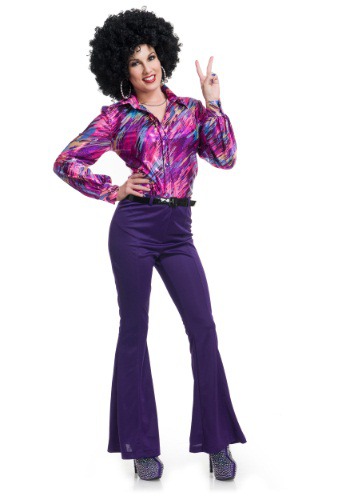 Click Here to buy Womens Disco Queen Shirt from HalloweenCostumes, CDN Funds & Shipping