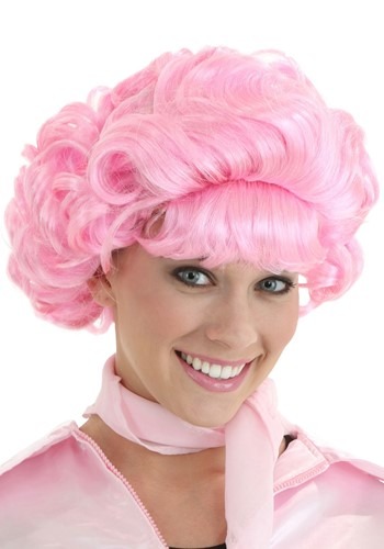 Click Here to buy Grease Pink Frenchy Wig for Women from HalloweenCostumes, CDN Funds & Shipping