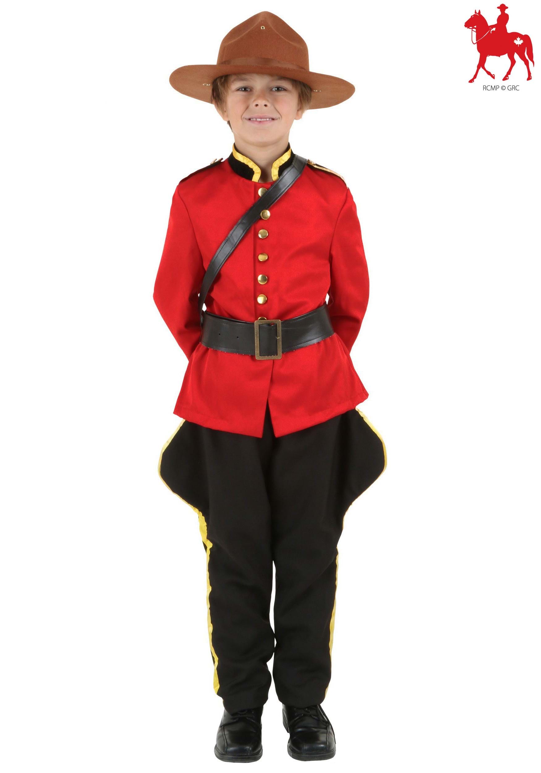 Clothing Boys Clothing Costumes Vintage Mountie Costume Boys RCMP Play Suit Size 4 