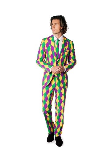 Click Here to buy Mens OppoSuits Mardi Gras Costume Suit from HalloweenCostumes, CDN Funds & Shipping