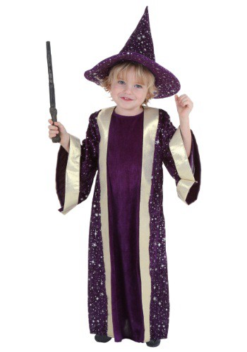 Click Here to buy Toddler Wizard Costume from HalloweenCostumes, CDN Funds & Shipping
