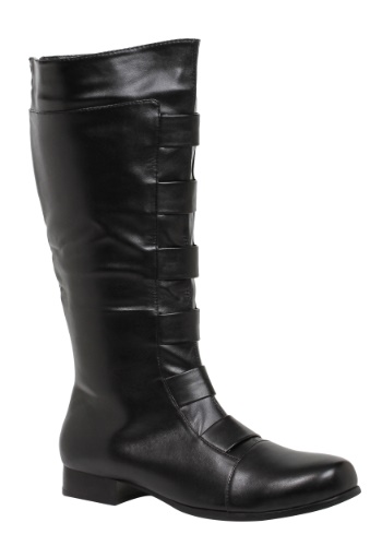 Click Here to buy Black Adult Superhero Boots from HalloweenCostumes, CDN Funds & Shipping