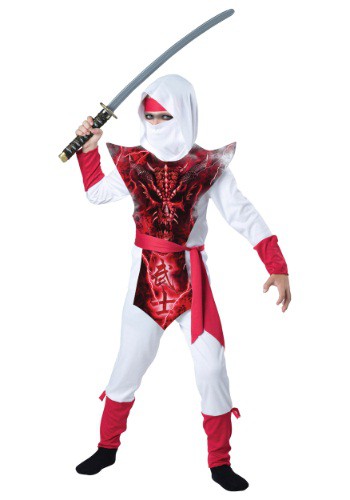 Click Here to buy Boys Ghost Ninja Costume from HalloweenCostumes, CDN Funds & Shipping