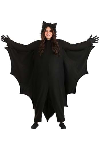 Click Here to buy Plus Size Fleece Bat Costume for Adults from HalloweenCostumes, CDN Funds & Shipping