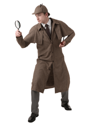 Click Here to buy Mens Sherlock Holmes Costume from HalloweenCostumes, CDN Funds & Shipping