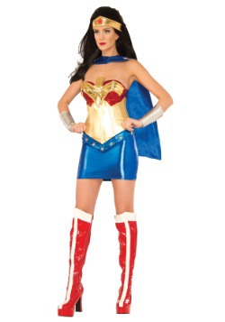 Women's Deluxe Wonder Woman Corset Costume