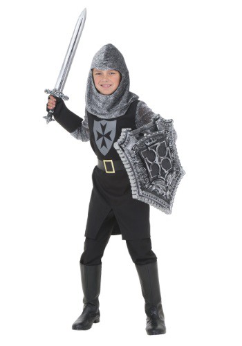 Click Here to buy Kids Black Knight Costume from HalloweenCostumes, CDN Funds & Shipping