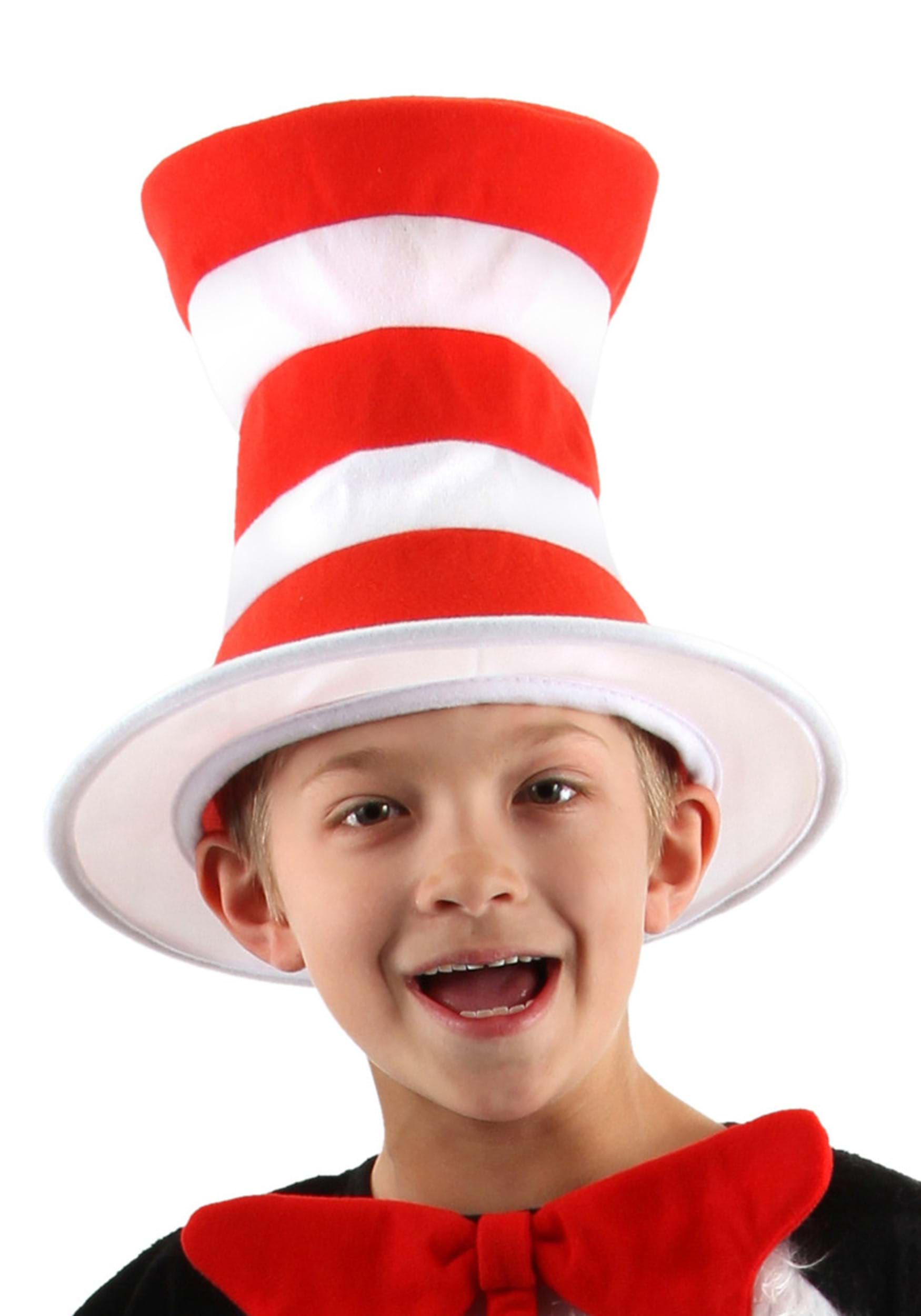Dr. Seuss Kid's Cat in the Hat Striped Costume Hat | Dr. Seuss Accessories