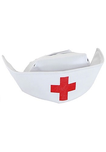 Click Here to buy Womens White Nurse Costume Hat from HalloweenCostumes, CDN Funds & Shipping