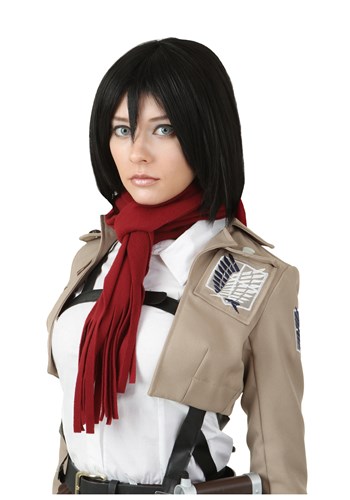 Click Here to buy Attack on Titan Mikasa Ackerman Wig from HalloweenCostumes, CDN Funds & Shipping