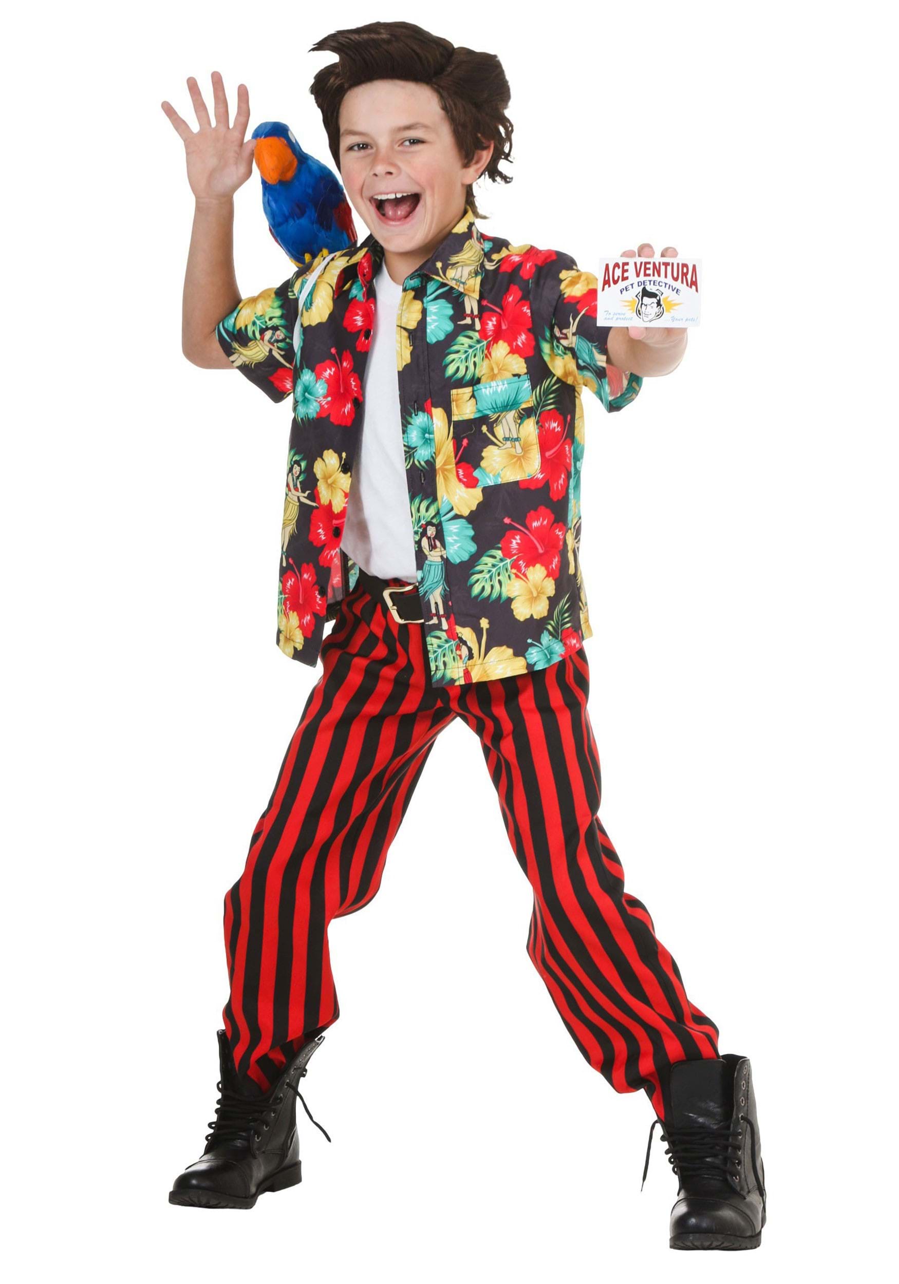 Child Ace Ventura Costume with Wig | Exclusive Costumes