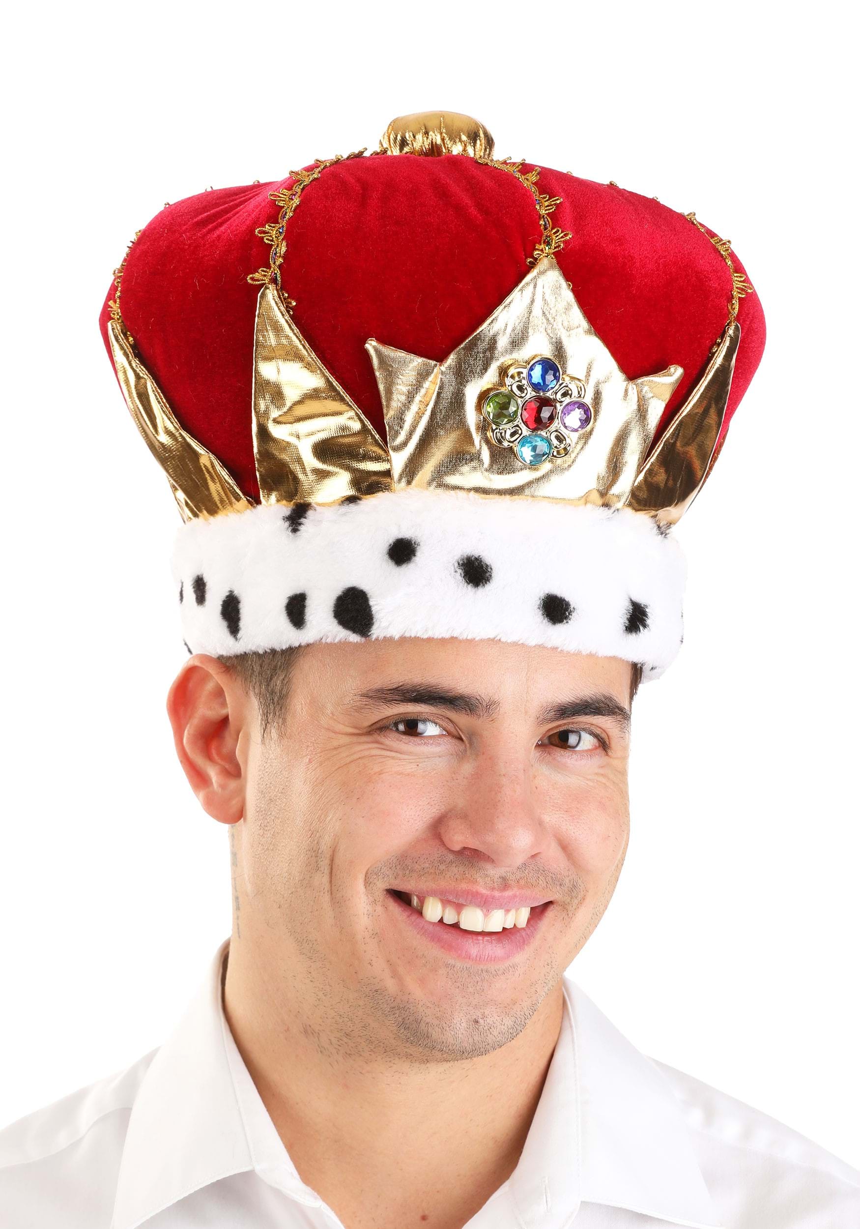 Adult Red Royal King Hat
