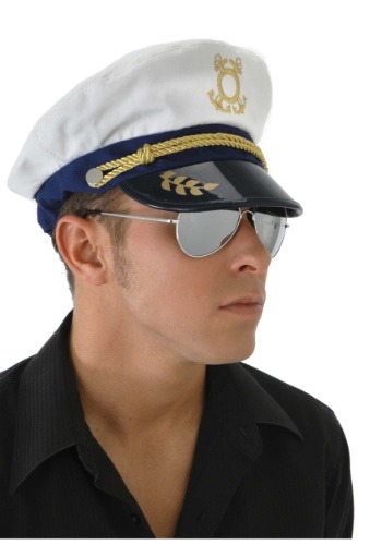 Click Here to buy Sailor Captain Mens Costume Hat from HalloweenCostumes, CDN Funds & Shipping