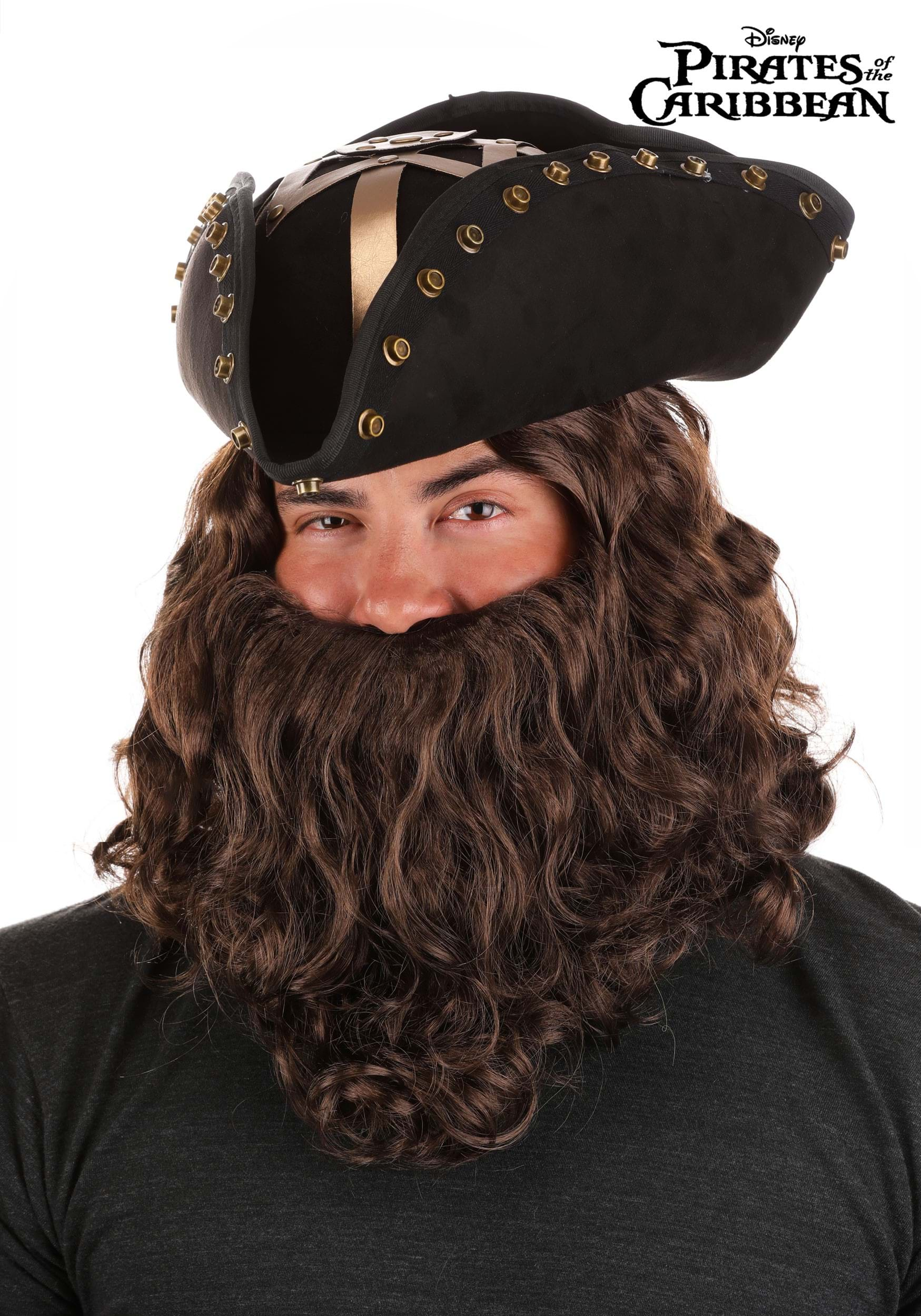 Blackbeard Pirate Hat Costume Accessory