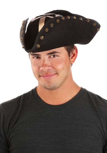Click Here to buy Blackbeard Pirate Hat Costume Accessory from HalloweenCostumes, CDN Funds & Shipping