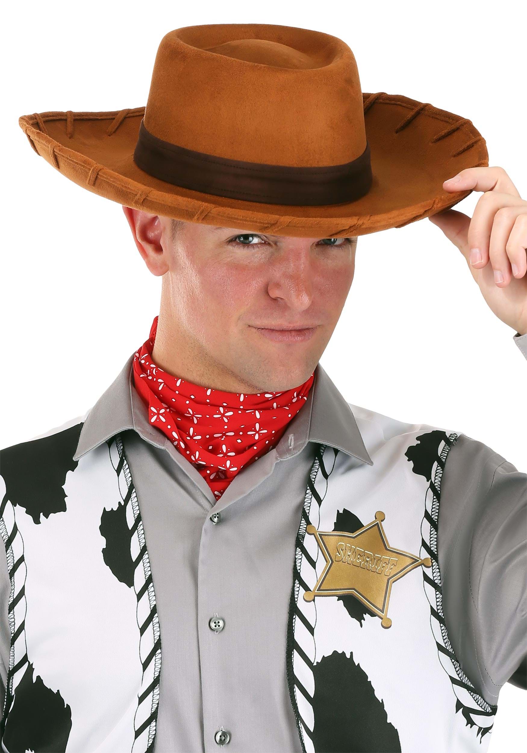 Deluxe Woody Cowboy Adult Costume Hat | Toy Story Costumes