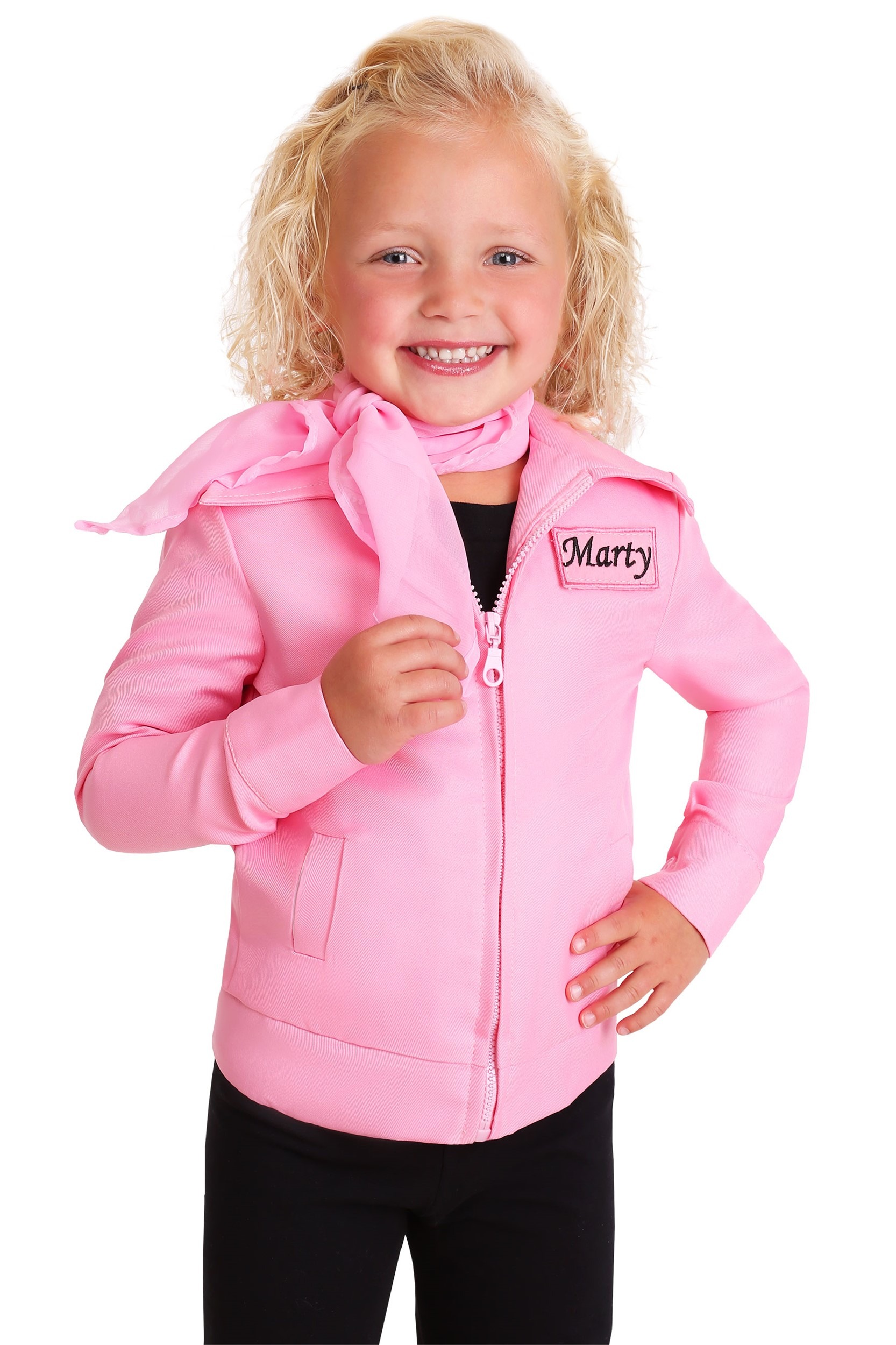 Authentic Pink Ladies Jacket Toddler Costume | Exclusive Costume Jackets