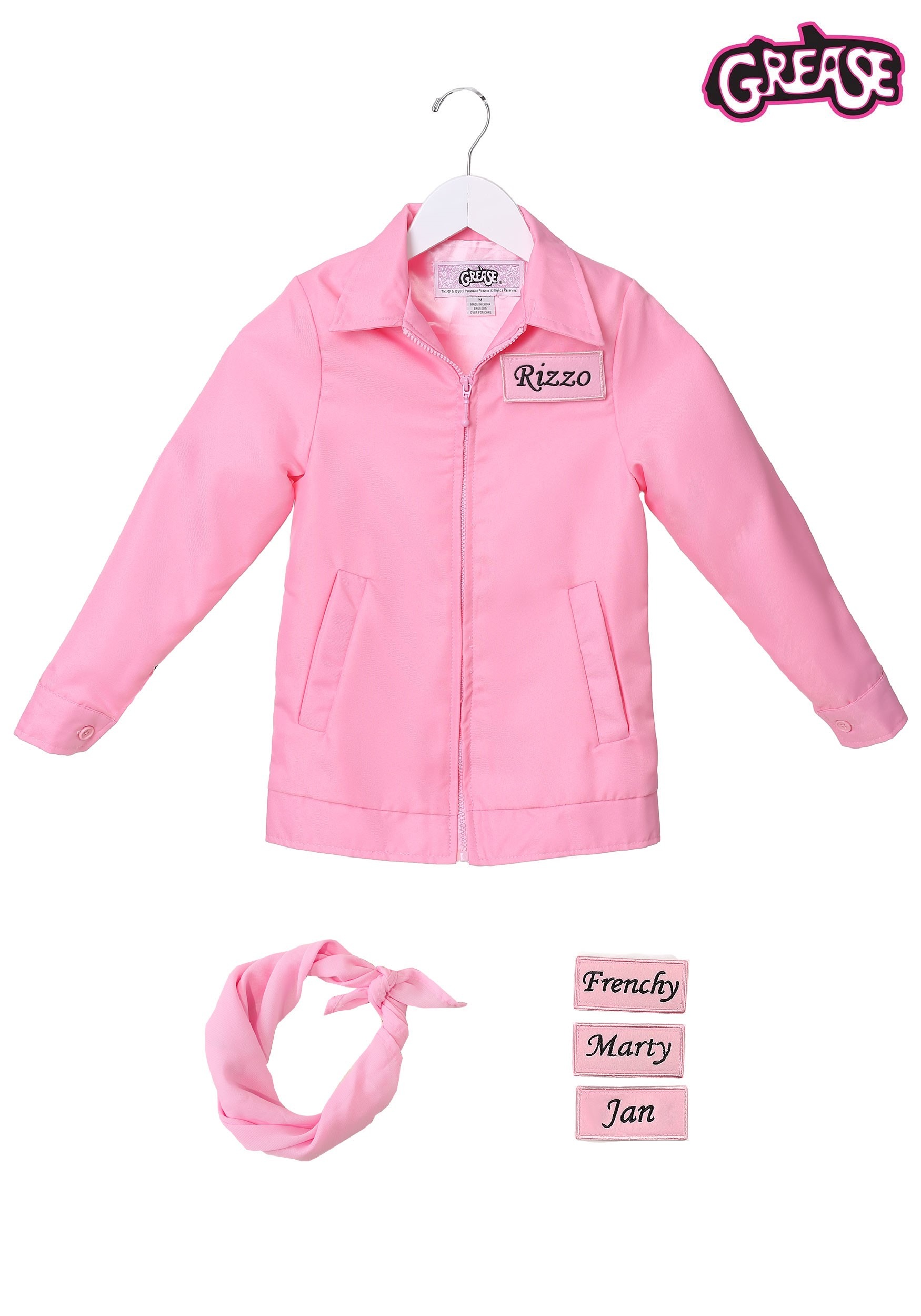 Child Authentic Pink Ladies Jacket Costume