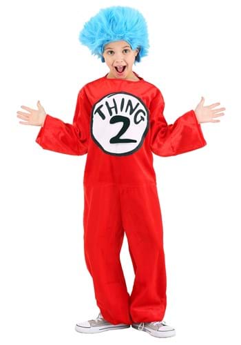 Click Here to buy Kids Thing 1 and Thing 2 Deluxe Costume from HalloweenCostumes, CDN Funds & Shipping