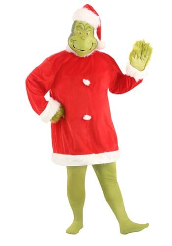 Click Here to buy Plus Size Grinch Costume | Christmas Costume from HalloweenCostumes, CDN Funds & Shipping