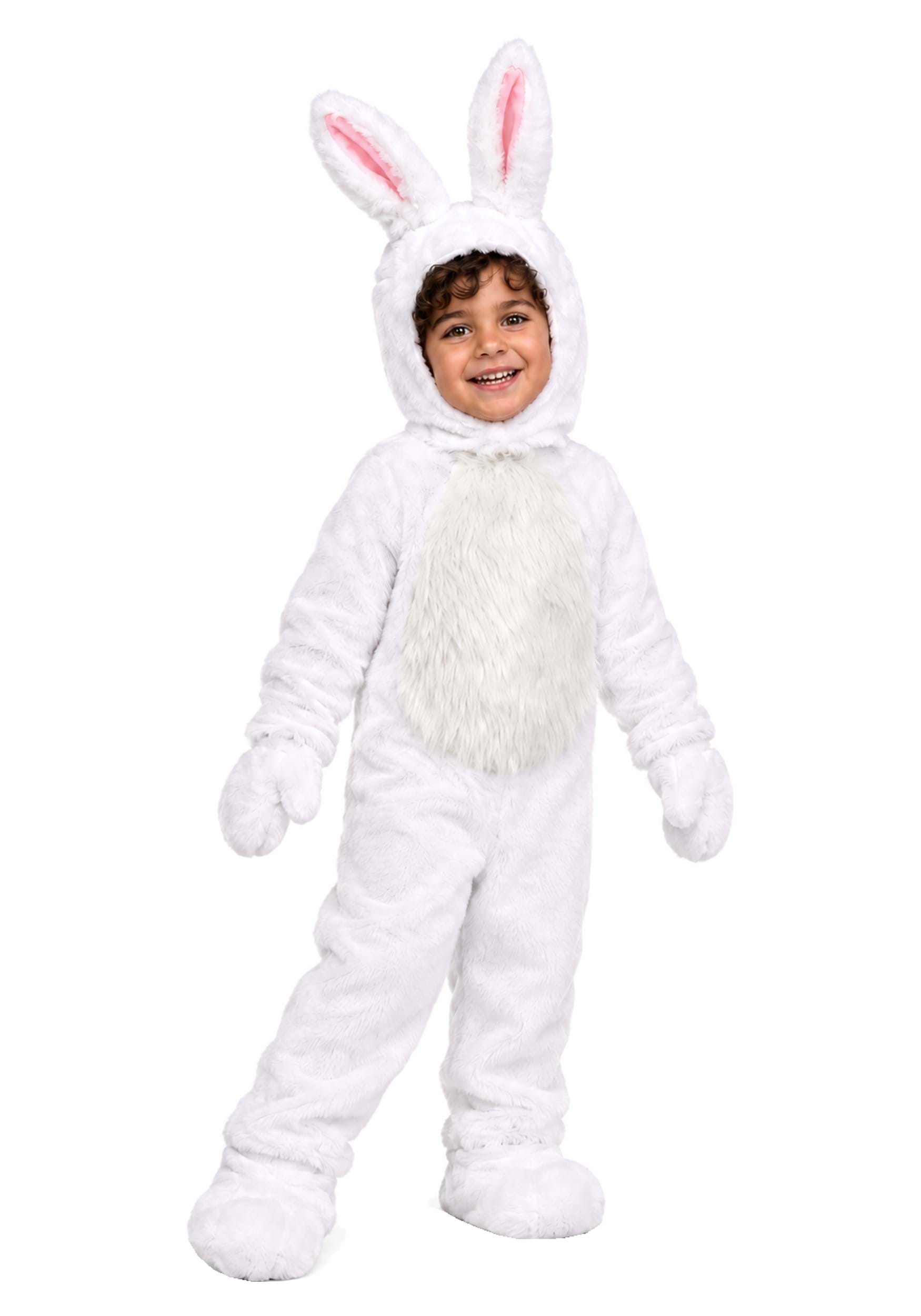 Open Face White Bunny Toddler Costume | Bunny Costumes