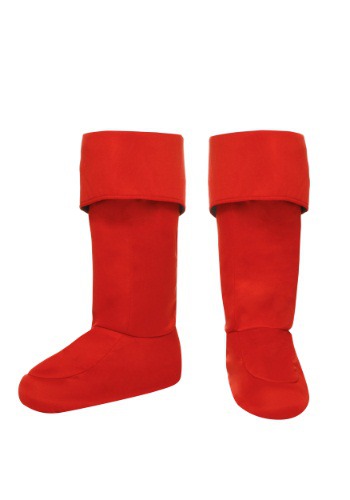 Click Here to buy Adult Red Superhero Boot Covers from HalloweenCostumes, CDN Funds & Shipping