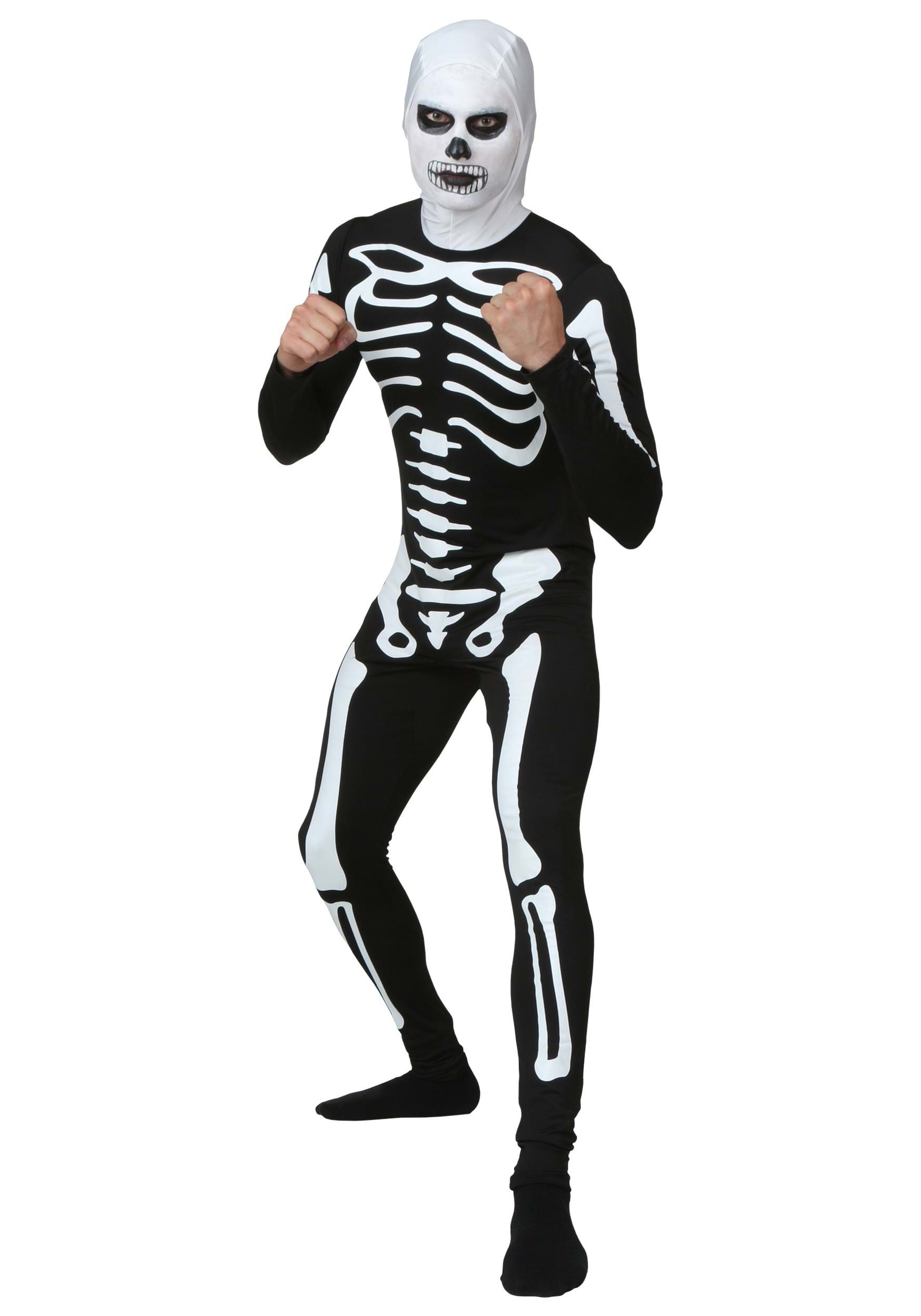 Plus Size Karate Kid Skeleton Suit Adult's Costume