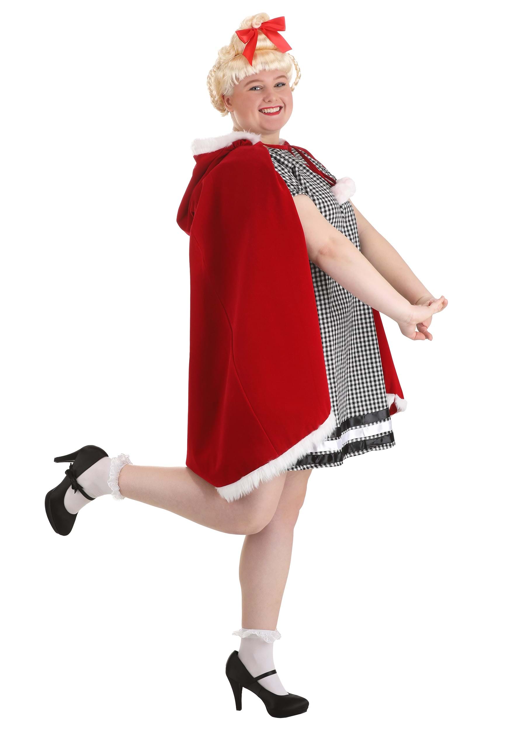 Plus Size Dr. Seuss Cindy Lou Who Costume , How The Grinch Stole Christmas Costumes
