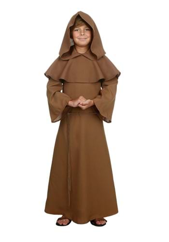 Child Brown Monk Robe Costume