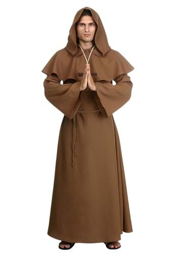 Click Here to buy Plus Size Brown Monk Robe Costume from HalloweenCostumes, CDN Funds & Shipping