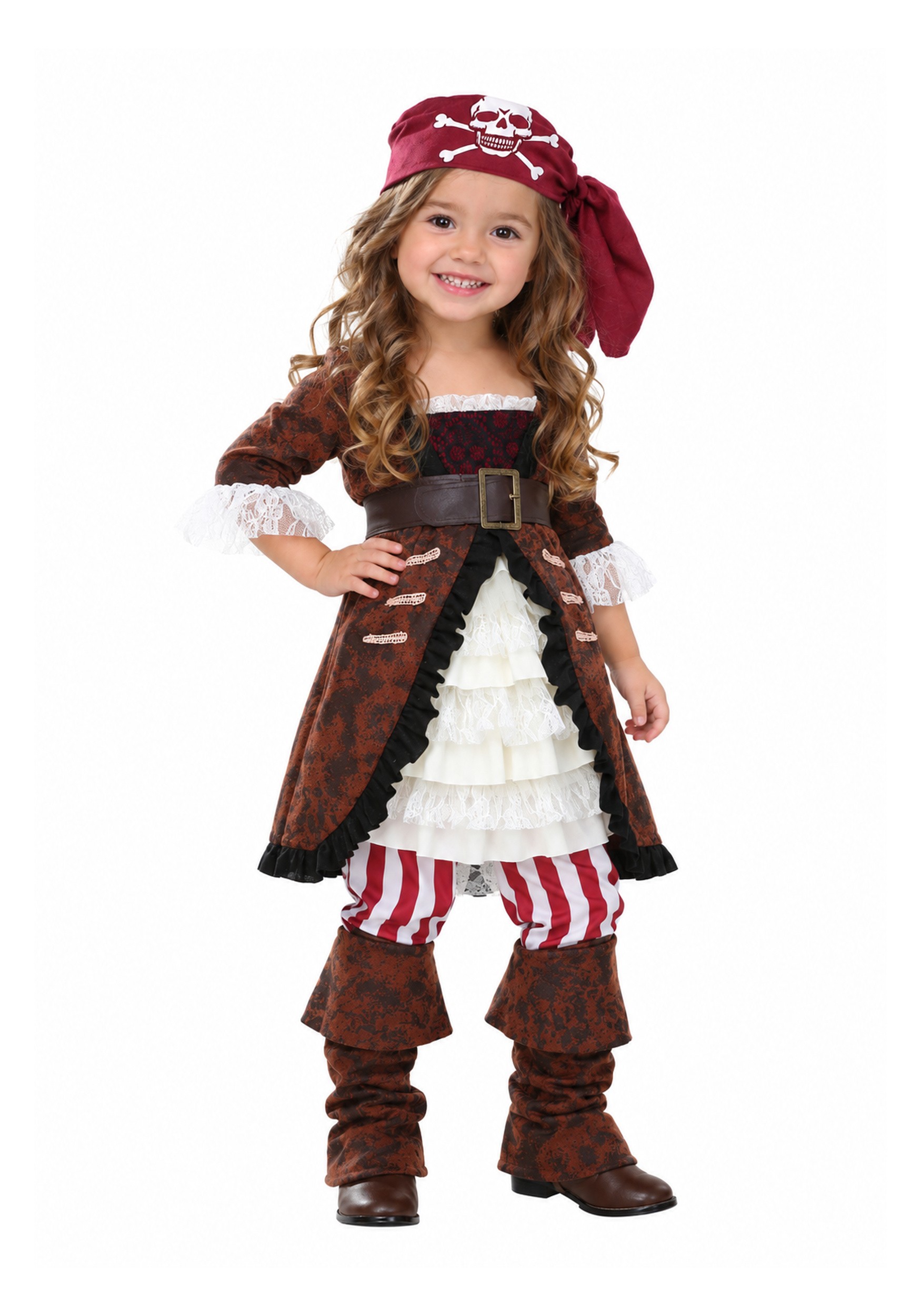 Toddler Brown Coat Pirate Costume | Exclusive | Made By Us