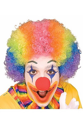 Click Here to buy Rainbow Clown Wig from HalloweenCostumes, CDN Funds & Shipping