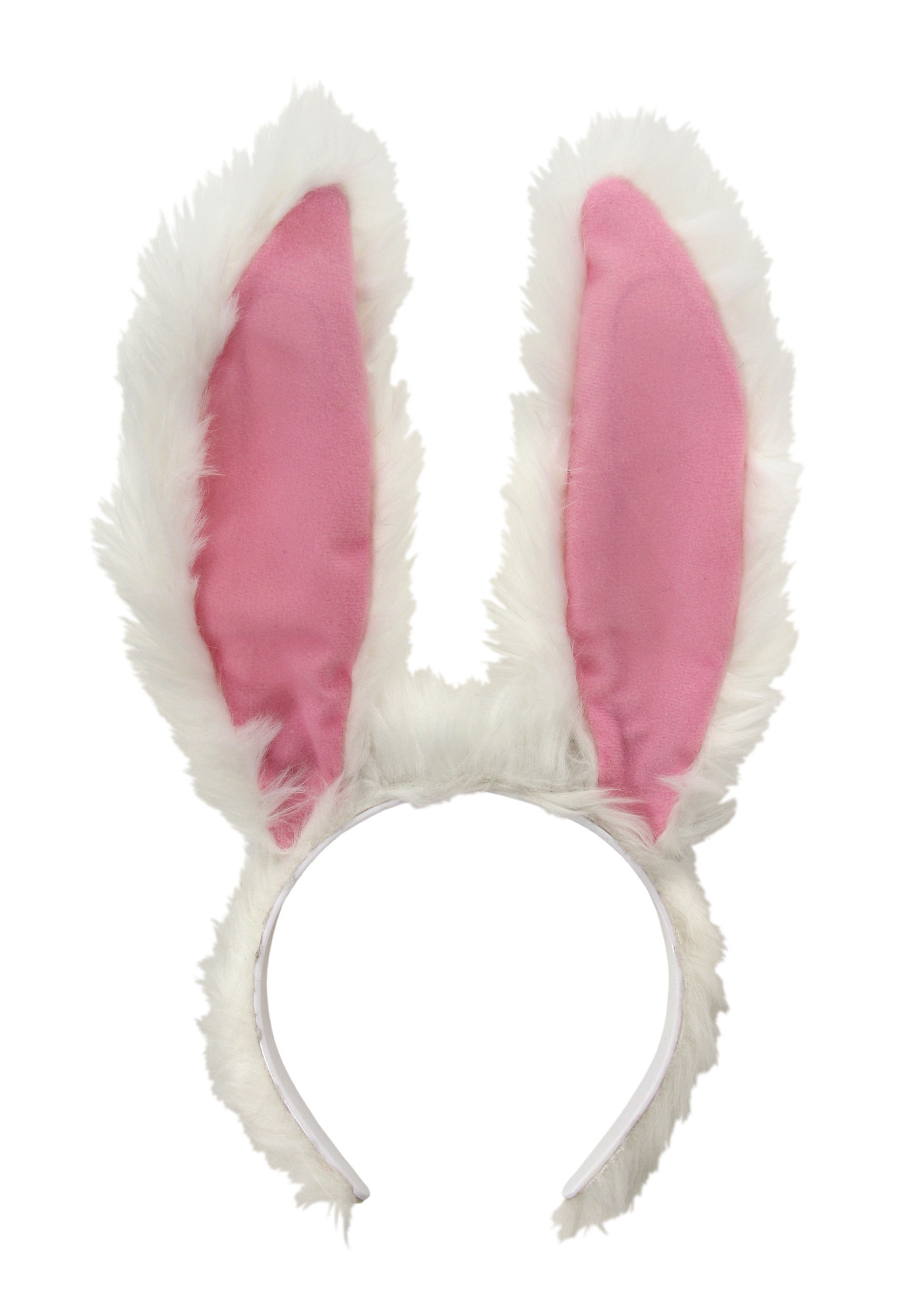 White Bunny Bendable Ears Headband